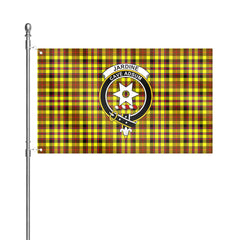 Jardine Tartan Crest House Flag