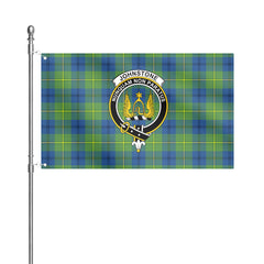 Johnstone Ancient Tartan Crest House Flag