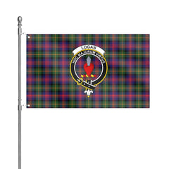 Logan Modern Tartan Crest House Flag