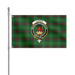 Lundin Tartan Crest House Flag