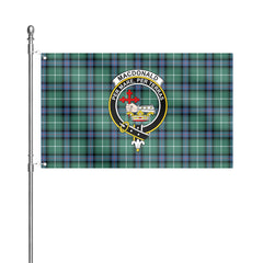 MacDonald of the Isles Hunting Ancient Tartan Crest House Flag