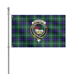 MacDonald of the Isles Hunting Modern Tartan Crest House Flag