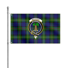 MacEwan Modern Tartan Crest House Flag