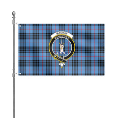 MacKay Blue Tartan Crest House Flag
