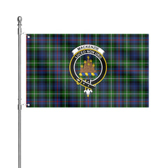 MacKenzie Modern Tartan Crest House Flag