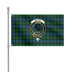 MacKie Tartan Crest House Flag