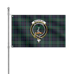 MacKinlay Modern Tartan Crest House Flag