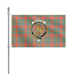 MacKintosh Ancient Tartan Crest House Flag