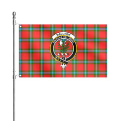 MacLaine of Loch Buie Tartan Crest House Flag