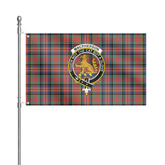 MacPherson Ancient Tartan Crest House Flag