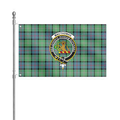 MacThomas Ancient Tartan Crest House Flag