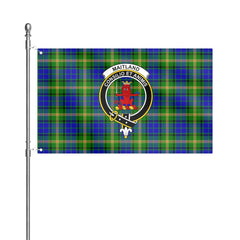 Maitland Tartan Crest House Flag