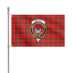 McColl Tartan Crest House Flag