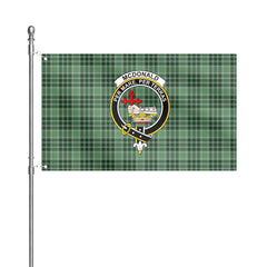 McDonald Lord of the Isles Hunting Tartan Crest House Flag