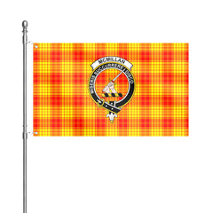 McMillan Clan Tartan Crest House Flag