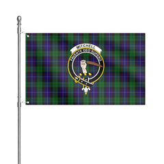 Mitchell Tartan Crest House Flag