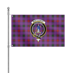 Montgomery Modern Tartan Crest House Flag