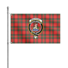 Monypenny Tartan Crest House Flag