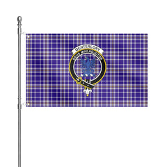 Ochterlony Tartan Crest House Flag