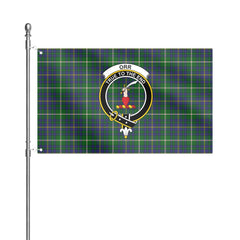 Orr Tartan Crest House Flag