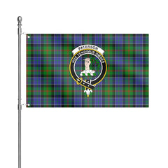 Paterson Tartan Crest House Flag