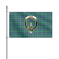 Shaw Ancient Tartan Crest House Flag