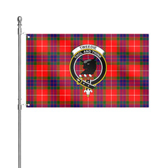 Tweedie Tartan Crest House Flag