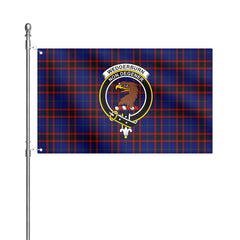 Wedderburn Tartan Crest House Flag