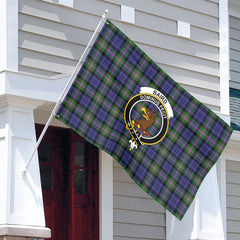 Baird Modern Tartan Crest House Flag