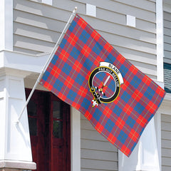 Blane Tartan Crest House Flag