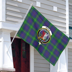 Boyle Tartan Crest House Flag