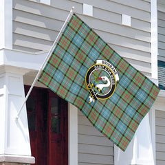 Brisbane Tartan Crest House Flag