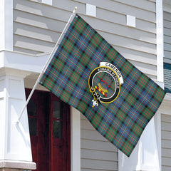 Cameron of Erracht Ancient Tartan Crest House Flag