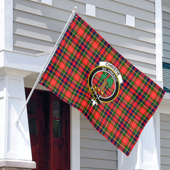 Christie Tartan Crest House Flag