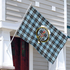 Clark Ancient Tartan Crest House Flag