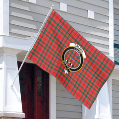 Dalziel Modern Tartan Crest House Flag