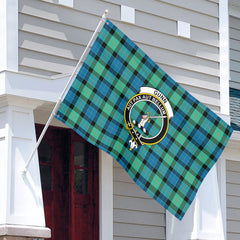 Gunn Ancient Tartan Crest House Flag