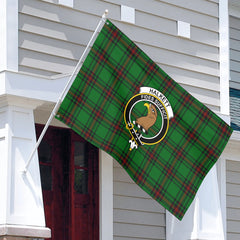 Halkett Tartan Crest House Flag