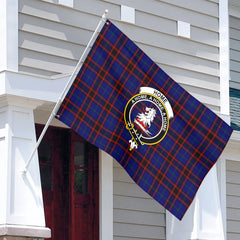 Home Modern Tartan Crest House Flag