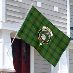 Kincaid Tartan Crest House Flag