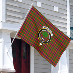 Kinninmont Tartan Crest House Flag