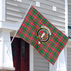 MacCulloch (McCulloch) Tartan Crest House Flag
