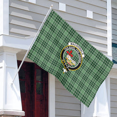 MacDonald Lord of the Isles Hunting Tartan Crest House Flag