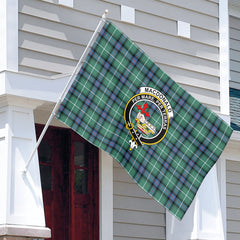 MacDonald of the Isles Hunting Ancient Tartan Crest House Flag