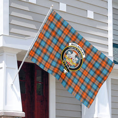 MacLachlan Ancient Tartan Crest House Flag