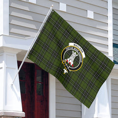 MacLean Hunting Tartan Crest House Flag