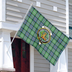 MacThomas Ancient Tartan Crest House Flag