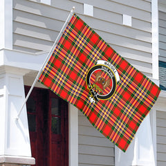 Makgill Tartan Crest House Flag