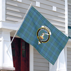Matheson Hunting Ancient Tartan Crest House Flag