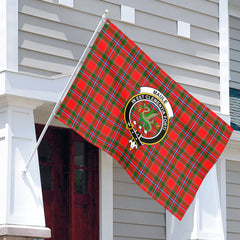 Maule Tartan Crest House Flag